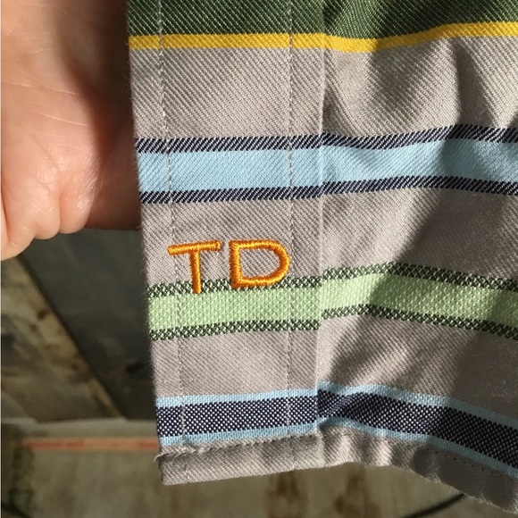 Thomas Dean men’s multi-color dress shirt XL - Picture 6 of 6